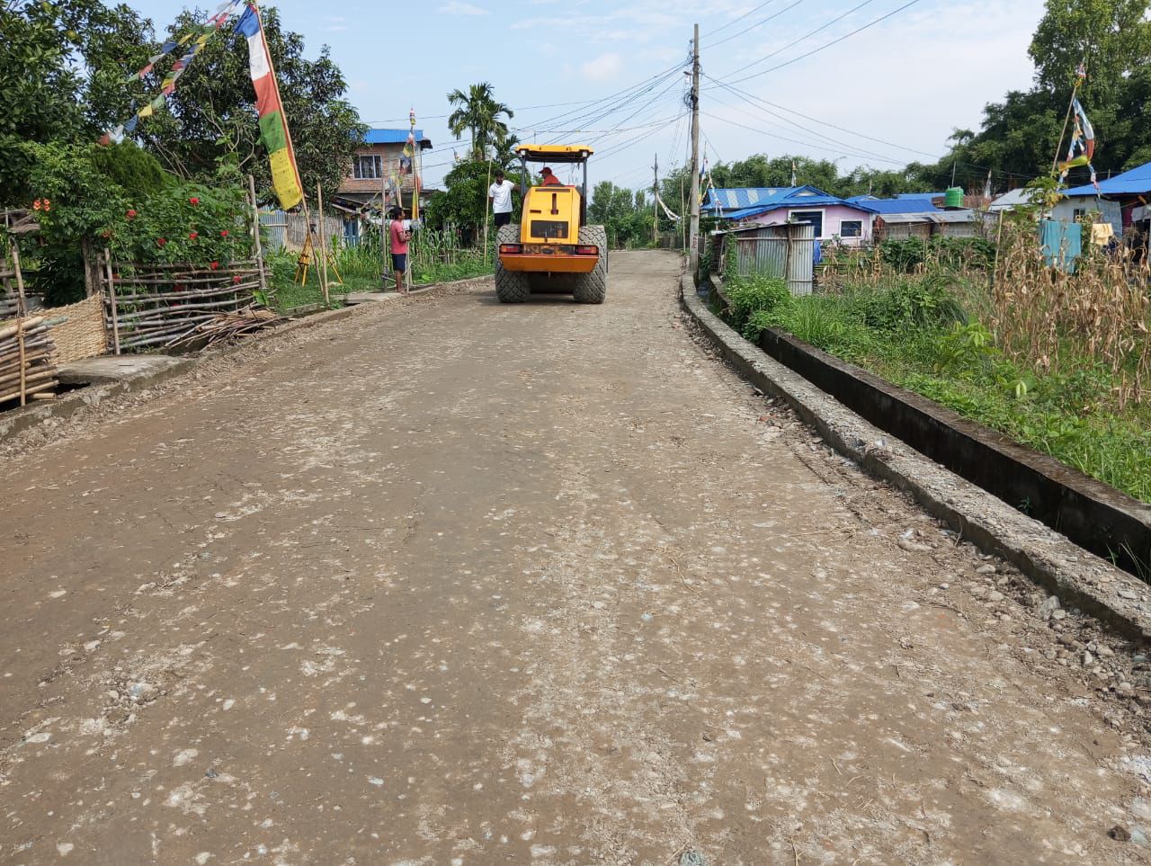 Construction of bituminous asphalt concrete road and prestressed bridge at itahari 3 , puran chock to Dharan , panbari Road